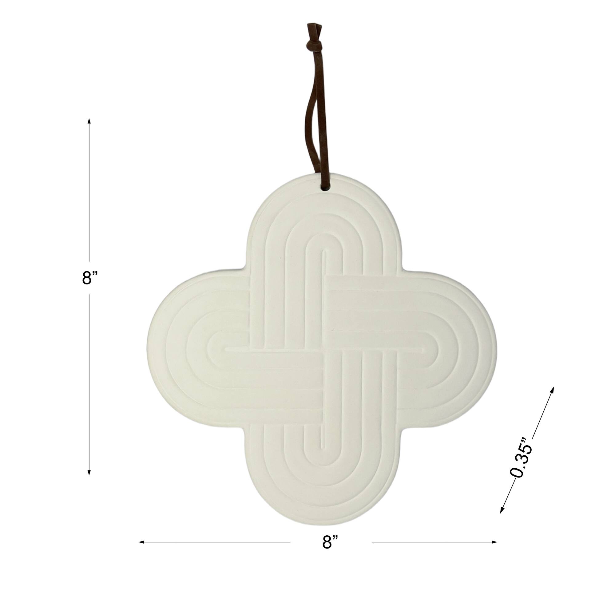Jonathan Adler x Michaels 8" Pompidou Plus DIY Ceramic Plaque